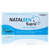 Natalben Supra: Complemento alimenticio para embarazo y lactancia.